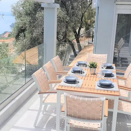 Alba Ocean View Luxury Willa Néa Ankhíalos